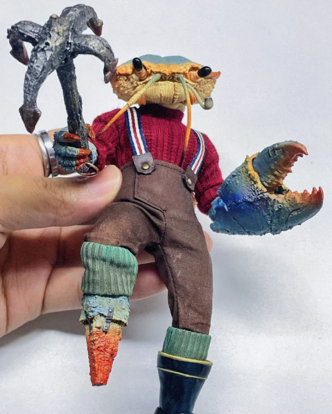 (voorverkoop) Krabaccessoireskitmodel op schaal 1/12 voor 6''Mezco-lichaam