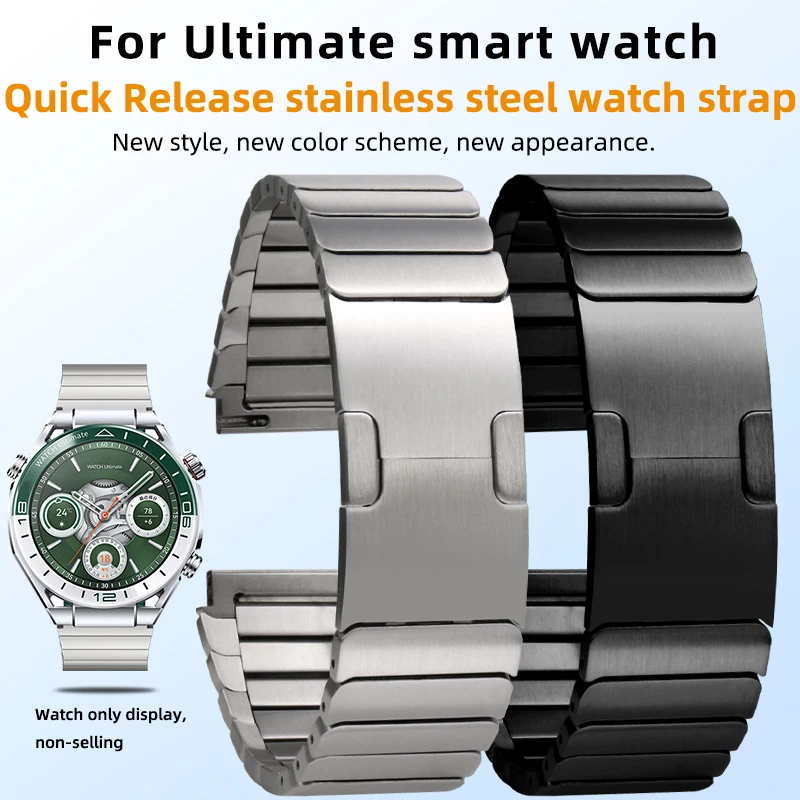 

Браслет из нержавеющей стали для HUAWEI WATCH Ultimate GT5 46 мм, металлический ремешок GT5 GT4 GT3pro, мужской ремешок для часов, аксессуары