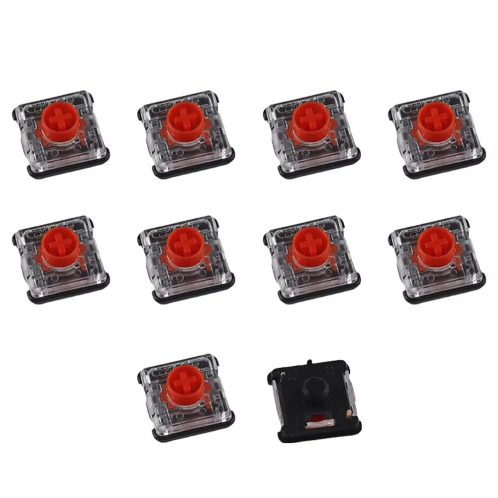 

10 Pack For Kailh Thin 1353 Linear Tactile For Mechanical Keyboard Switches Low Profile Compatible with Keycaps