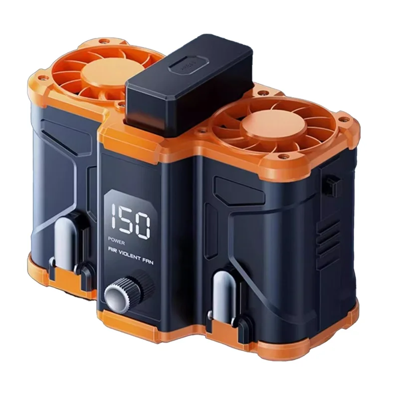 

2025 Trend 10000Mah Waist Mounted Fan With Dual Air Vents, Detachable Battery, Portable Clip On High-Temperature Operation