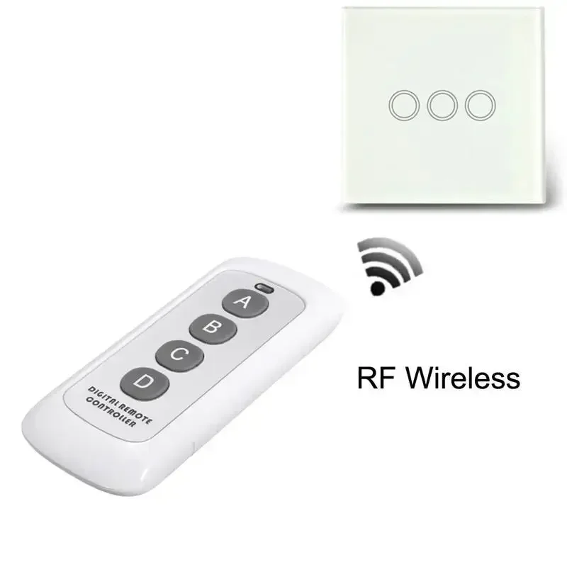 RF 433MHz Door Remote Control Universal 4 Keys Garage Remote Control Cloning Electric Gate Remote Controller Duplicator Key