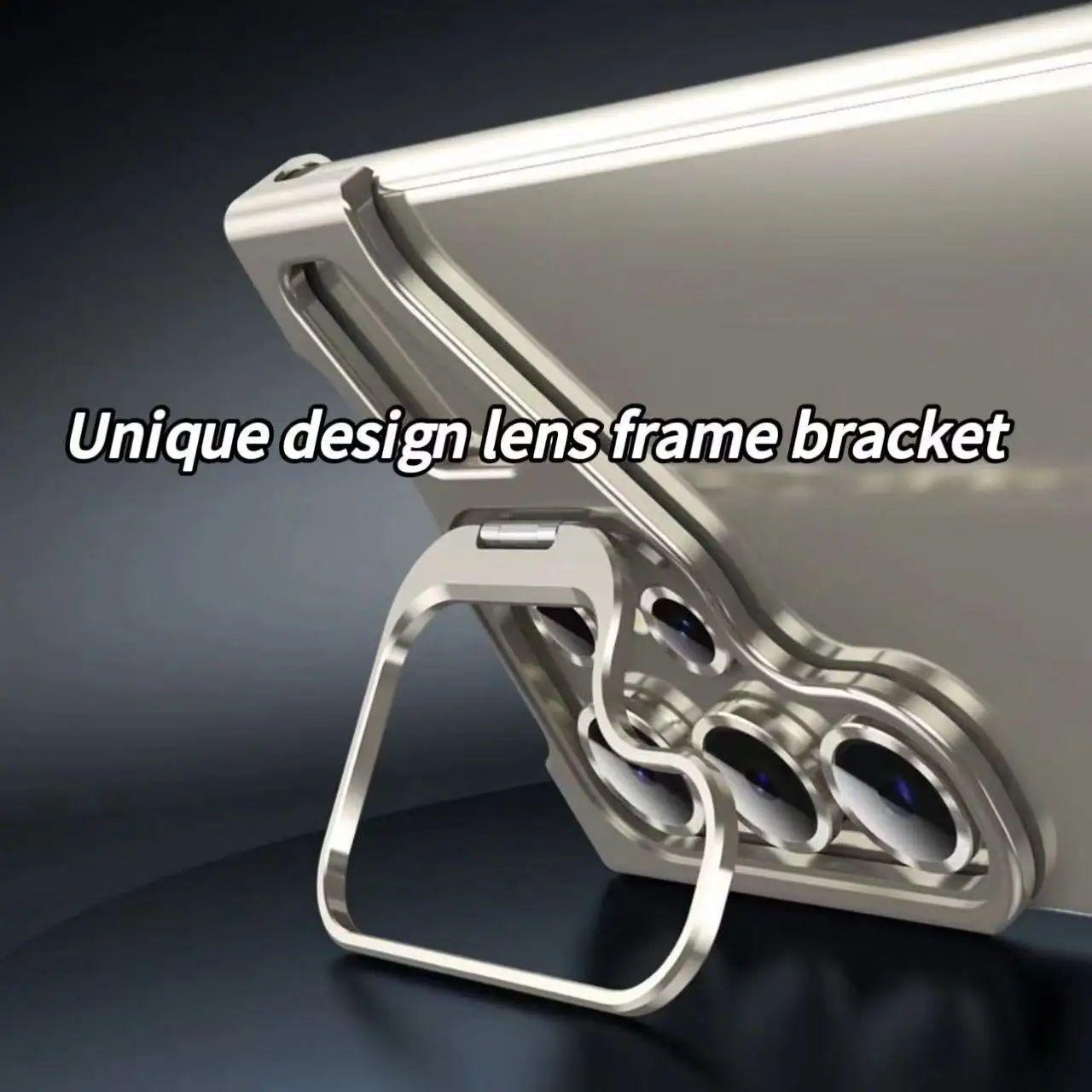 Etui z aluminium na Samsung Galaxy S23 S22 S24 S25 Ultra z folią na obiektyw, metalowymi narożnikami, odpornym na wstrząsy uchwytem i osłoną S25 — zdjęcie produktu 5