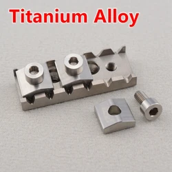 Titanium Alloy Electric Guitar Tremolo System Bridge Locking Nut String Lock  42MM/43MM -  JP(Origin)