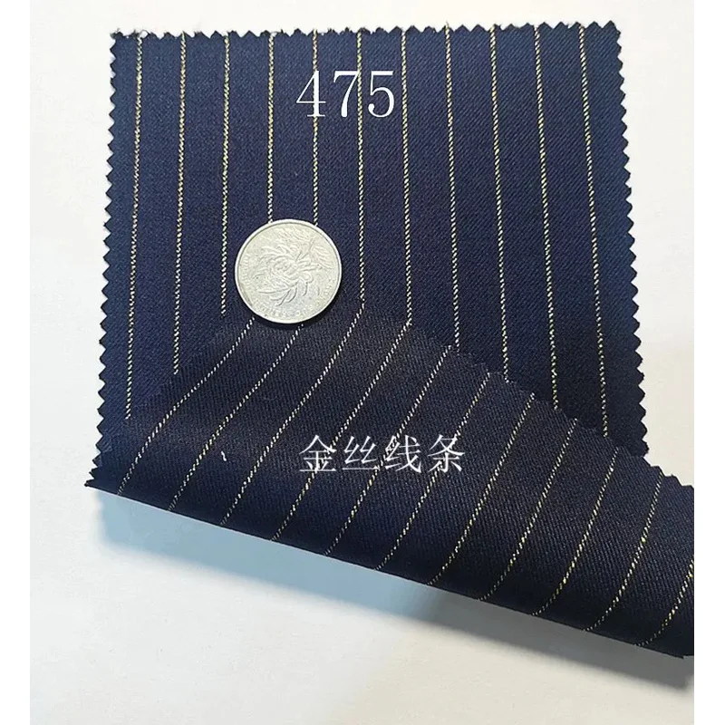 CyNew المضادة للتجاعيد شريط أبيض الملابس النسيج الربيع والخريف دعوى السراويل تنورة سترة القماش