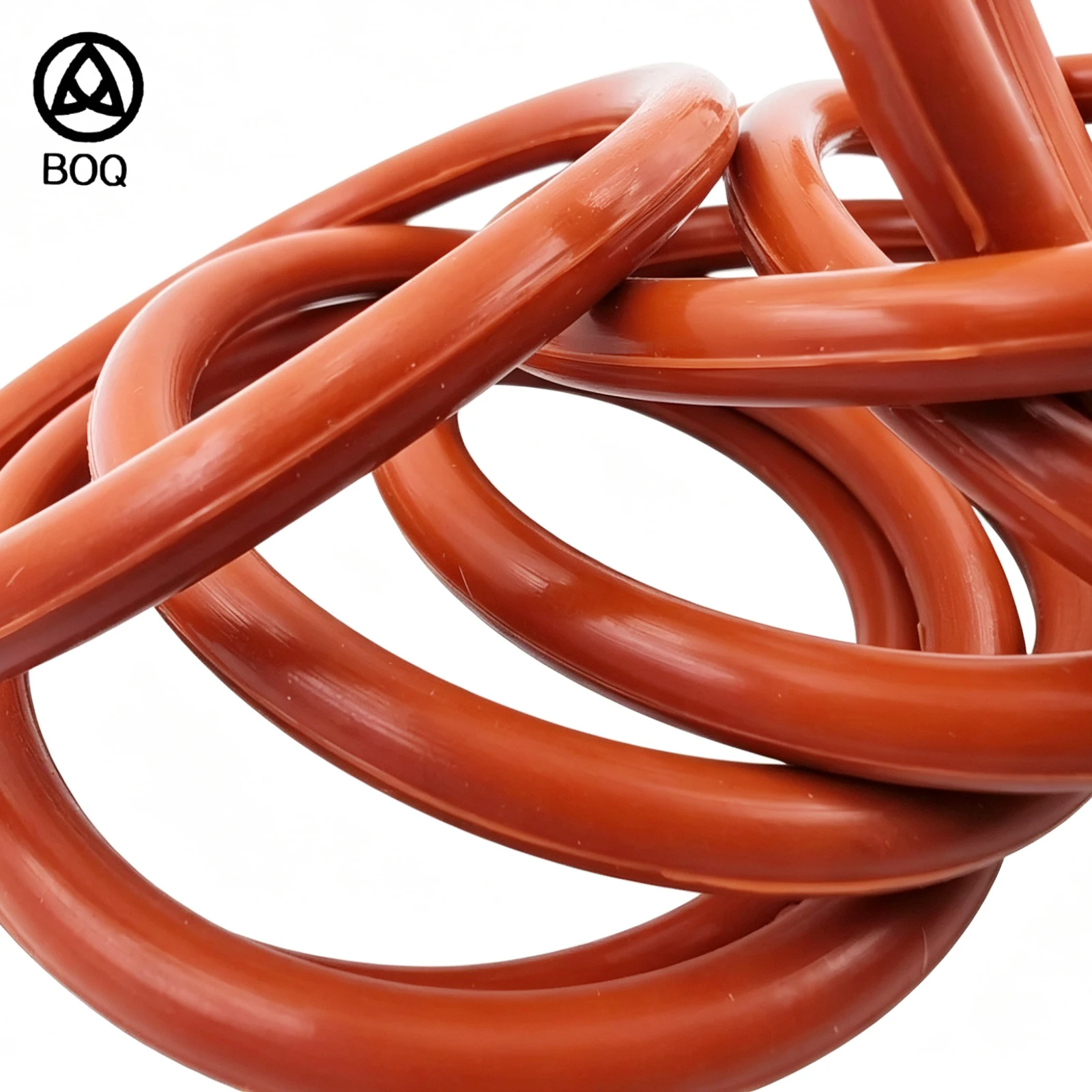 CS 5mm VMQ O-Ring Red White Silicone Gasket OD 205-400mm*5mm 5PC Repair Skeleton Oil Gasket Seal Thickness 5mm ORing Rubber