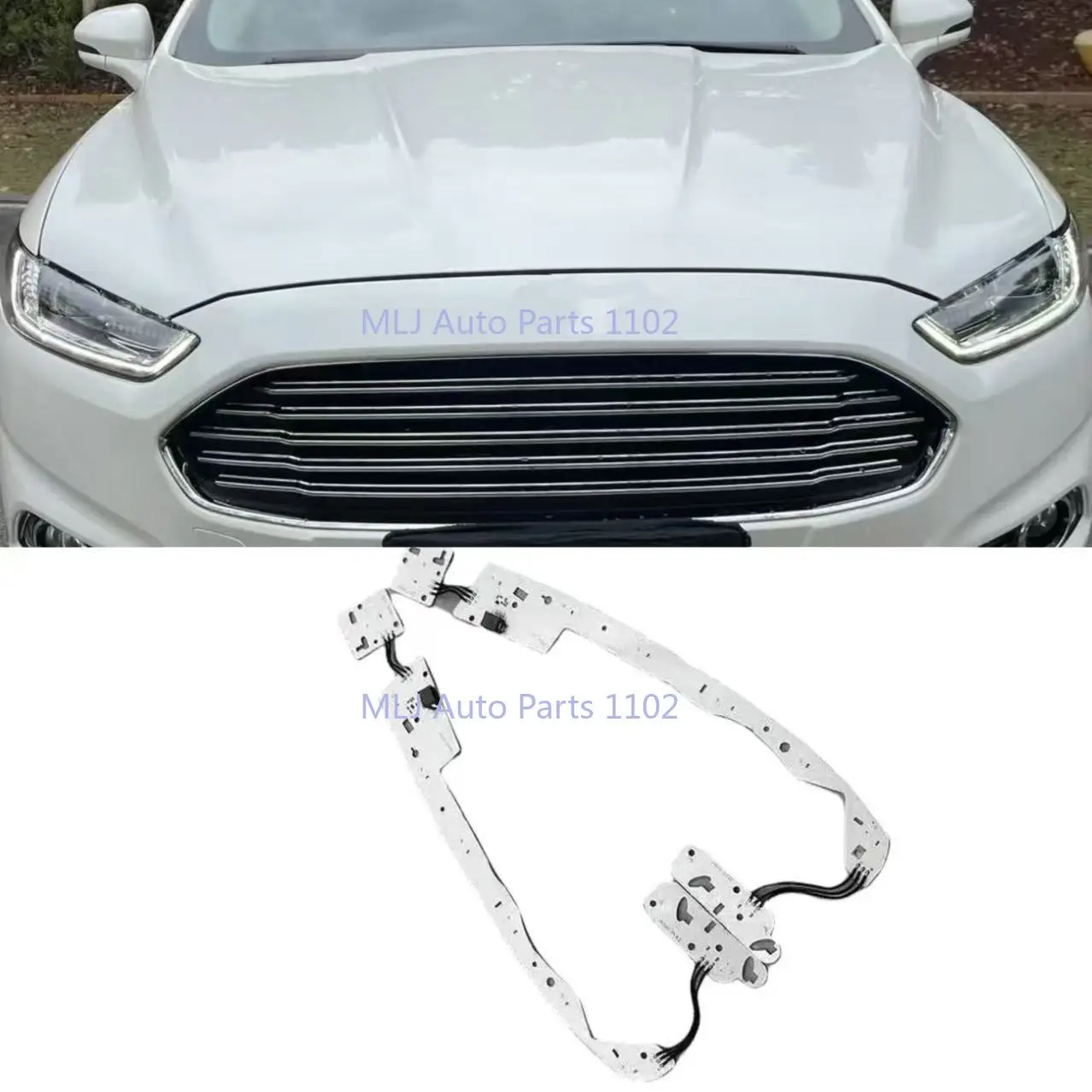 

For Ford Mondeo 2013 2014 2015 2016 Car Headlights DRL Chip Ballast Circuit Board Light Source Daytime Running Light White Light