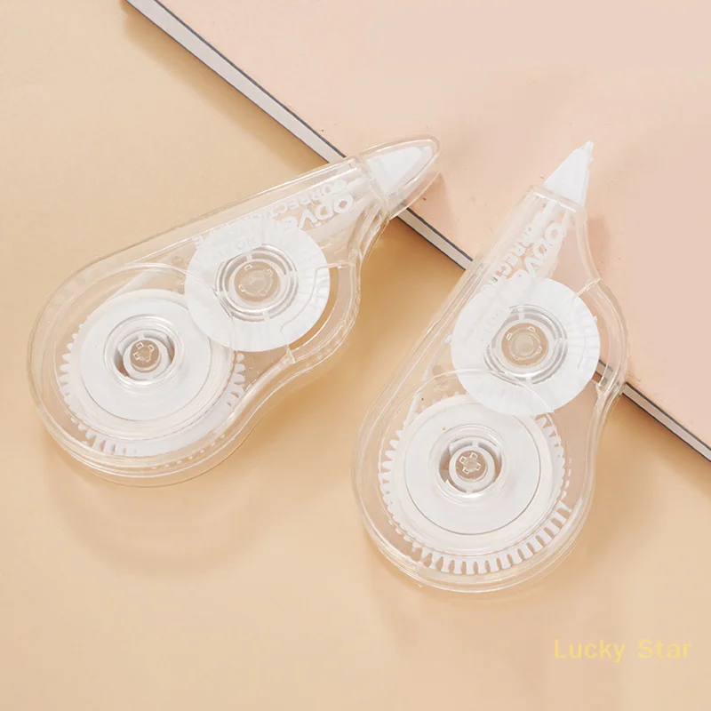 Simple Transparent Correction Tape Cute Portable Student Office Correction Tape Stationery