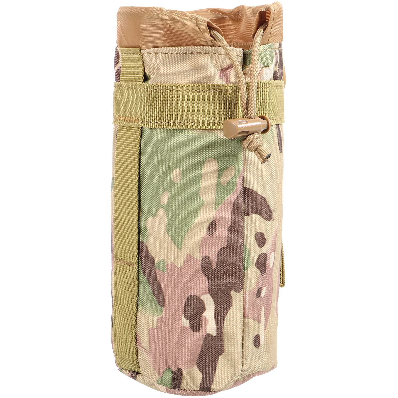 Accesorio para mochila, bolsa para botella de agua, soporte duradero para hervidor de agua para acampar, para senderismo, bolsa de hidratación portátil al aire libre, organizador de viaje