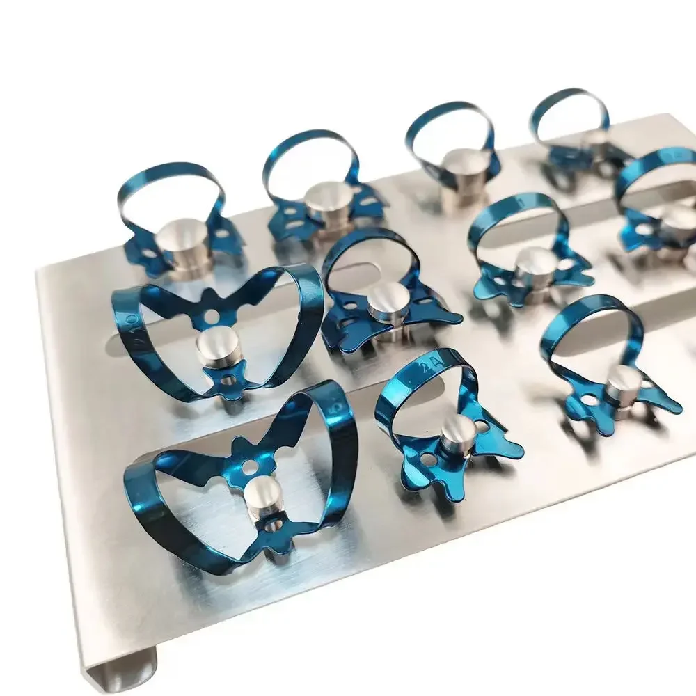 

Стоматологические эндодонтические резиновые зажимы для плотины, восстановительные зажимы, зажим для плотины, листы, держатель лотка из нержавеющей стали, стоматологические материалы