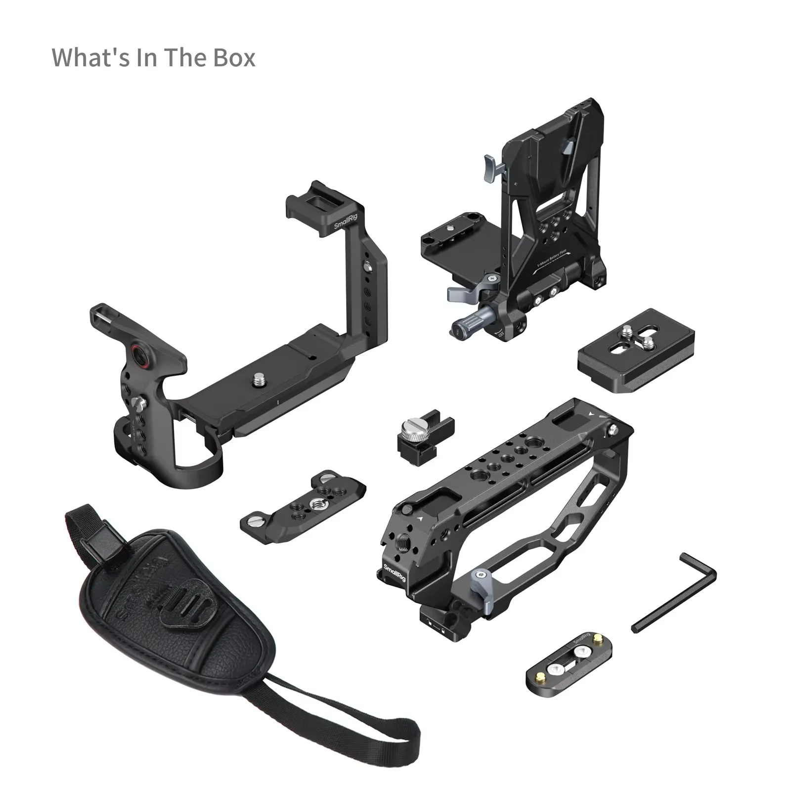 SmallRig FX5 Camera Cage "HawkLock" Handheld Cage Kit met V-Mount Plaat voor Sony FX5 met Top Handle Veelzijdige Uitbreiding 6779