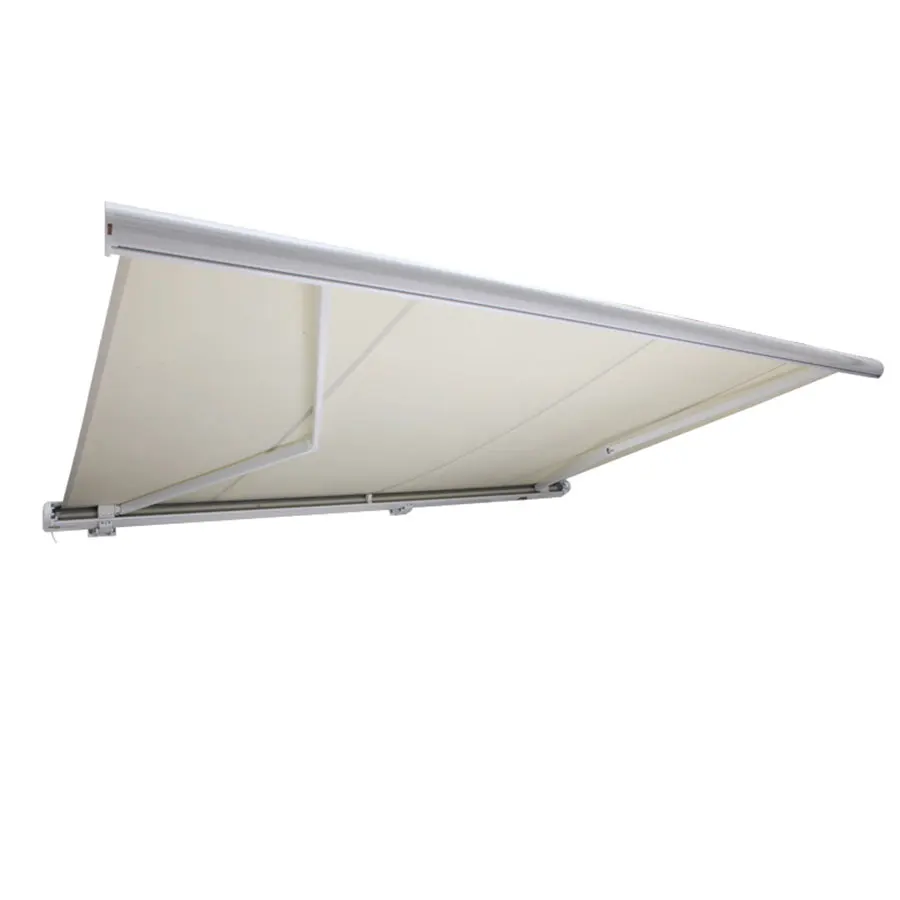 Large Size Acrylic Remote Control Folding Arm Waterproof Wind-Resistant Patio Awnings for Balcony Outdoor Retractable Sunshade