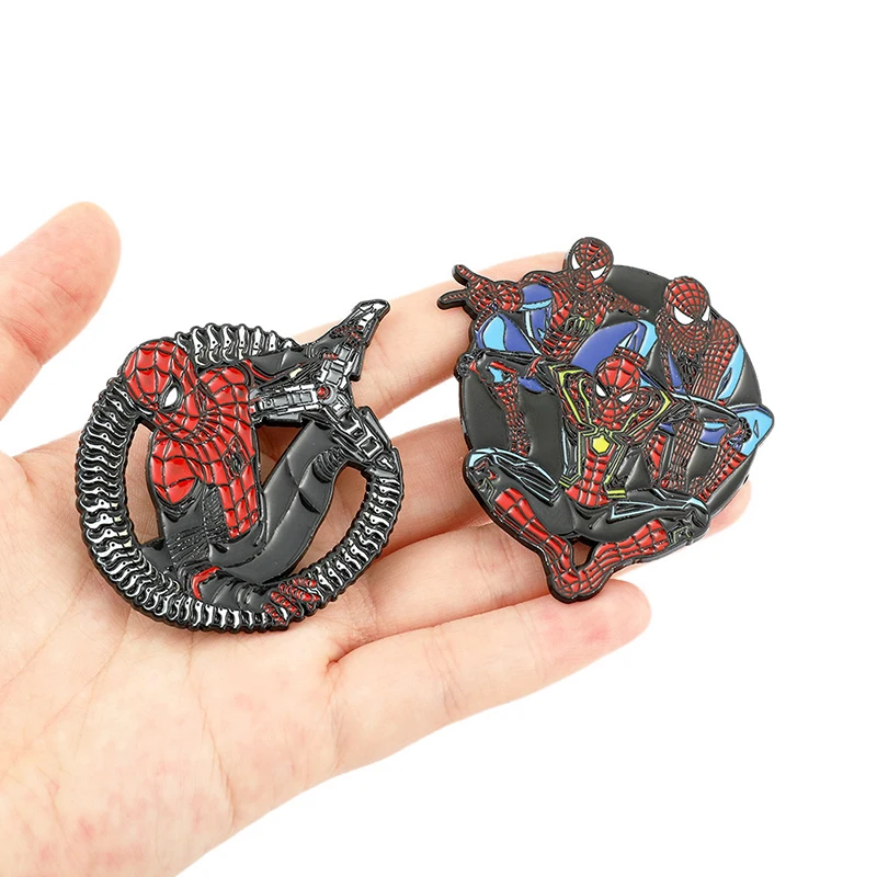 

Spider Man Marvel peripheral impression brooch logo alloy metal badge pendant,Lapels,Pins,Chest Badges,Hats,Clothing Accessories