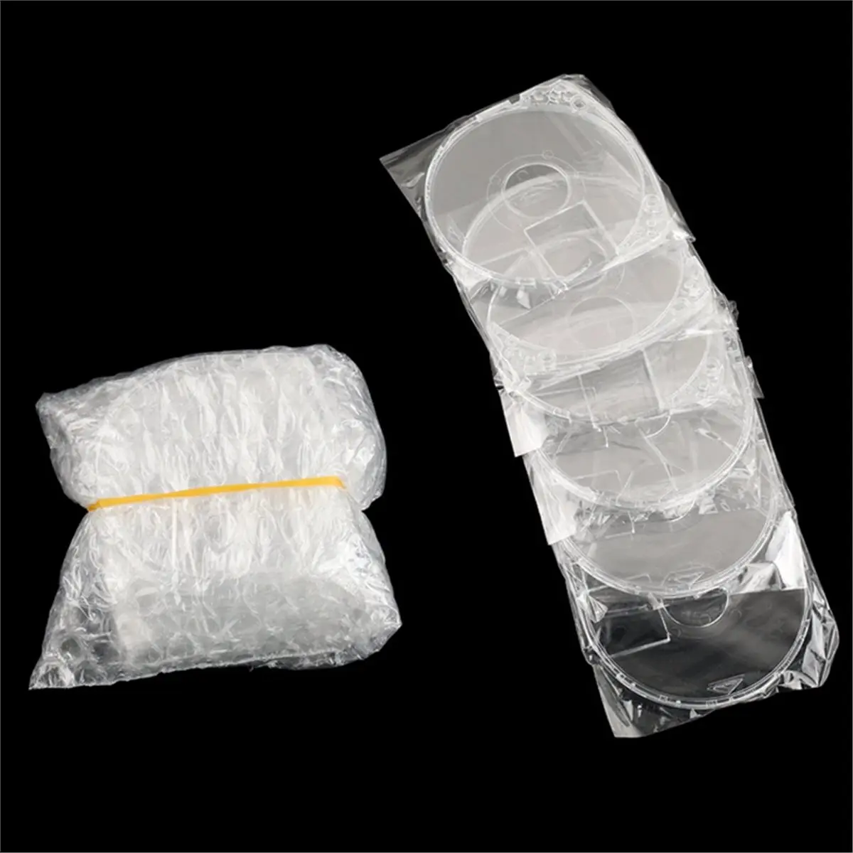 10Pcs Clear Disc Case Shells for 1000 2000 3000, Hard Plastic Game Storage Protective Box Covers
