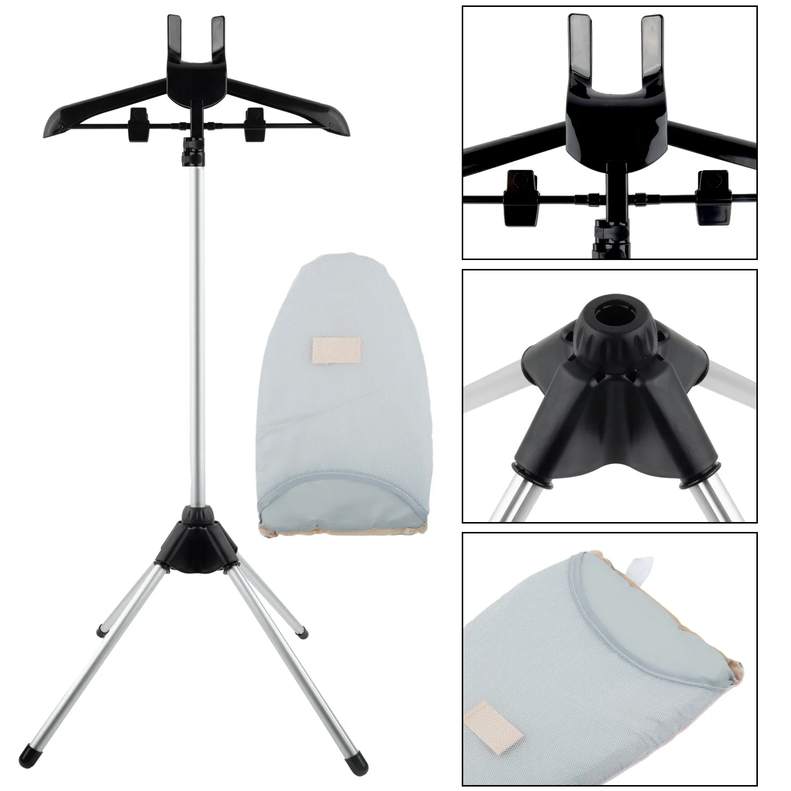 For steam Rack for Easy Garment Care Telescopic Hanger with Clips for Pants and Skirts Lightweight Design for Convenient Use