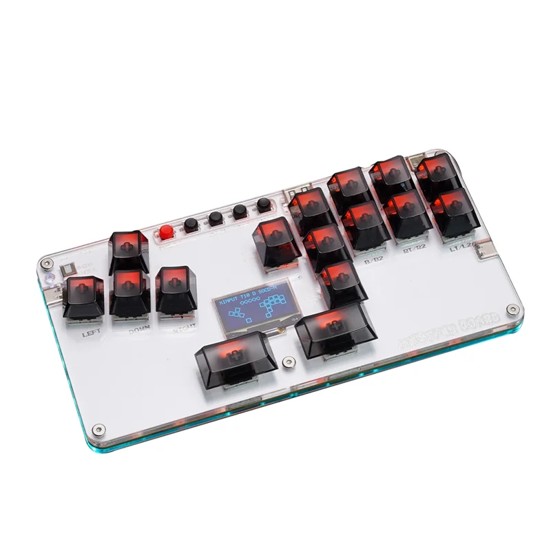 

AT12 Mustfun Hitbox Controller Mini Leverless Arcade Stick Controller For PC/PS3/PS4/Switch And Fightstick Arcade Games