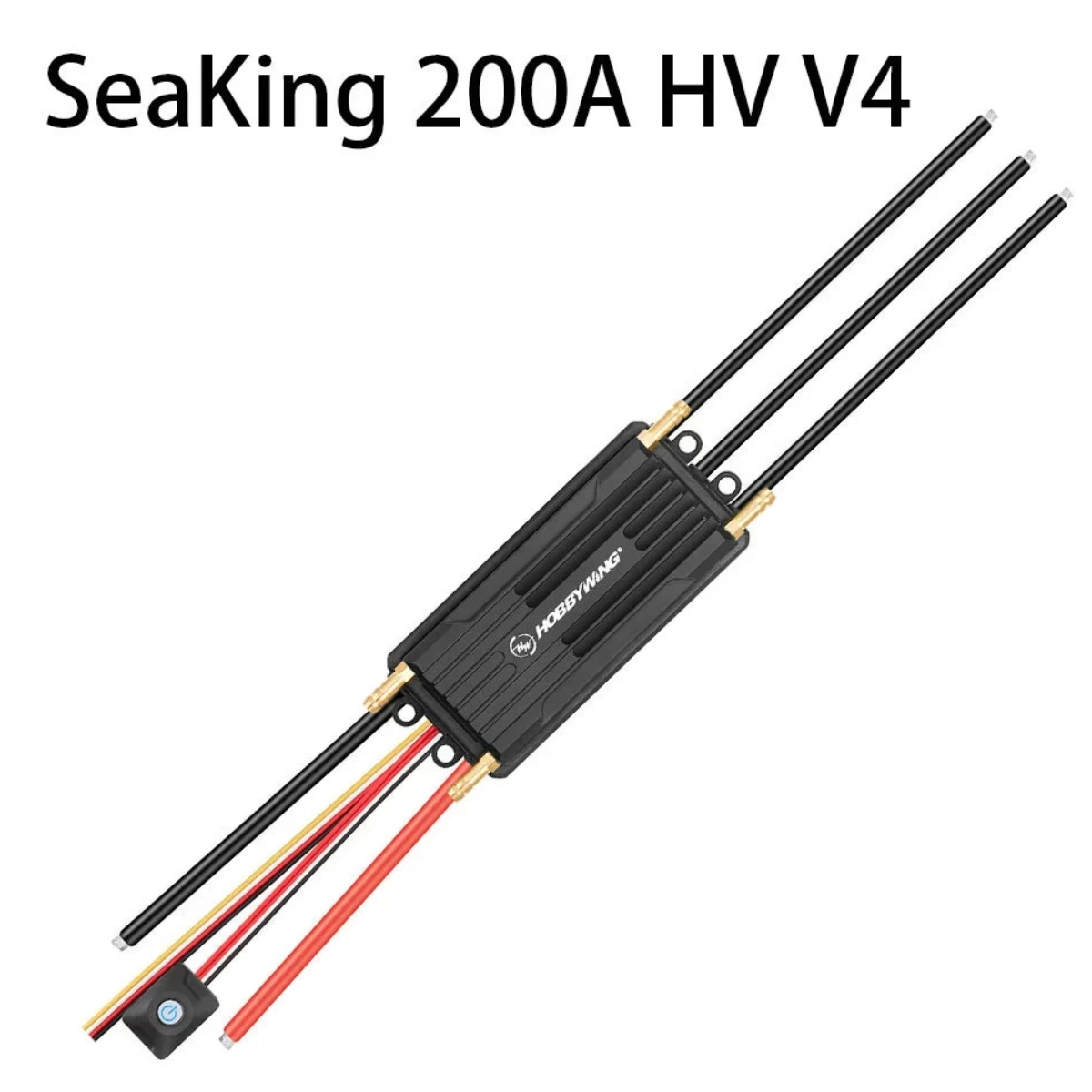 New HW Seaking 200A / 300A HV V4 Brushless ESC/Speed Controller for RC Model Boat