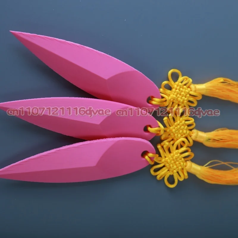 rumi Kpop Demon Hunters Zoey Pink Sword Darts Cosplay Weaponn Prop Stage Performance Accessory Custom Game Halloween 3Dpanter