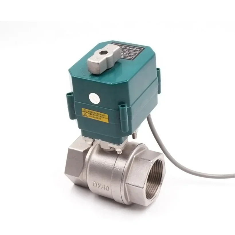 CTF-001 12 V/24 V ss Electric Ball Valve 4-20ma and 0-10 V Modulation