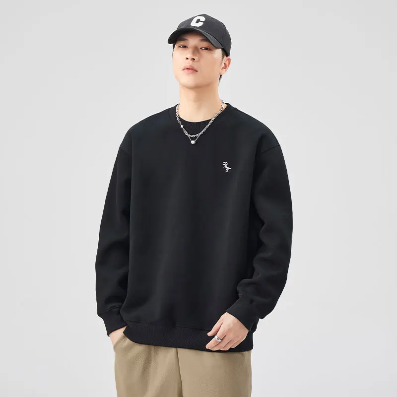 Pull japonais imprimé à petits motifs brodés pour hommes, t-shirt à manches longues, tendance de la rue rétro, automne, nouveau, 2024