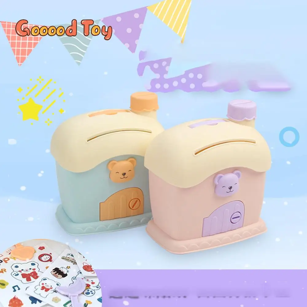 Skarbonka skarbonka dla dzieci domek grzybowy skarbonka królika może być przechowywana w dużych pojemność przechowywania pudełka na prezent dla dzieci