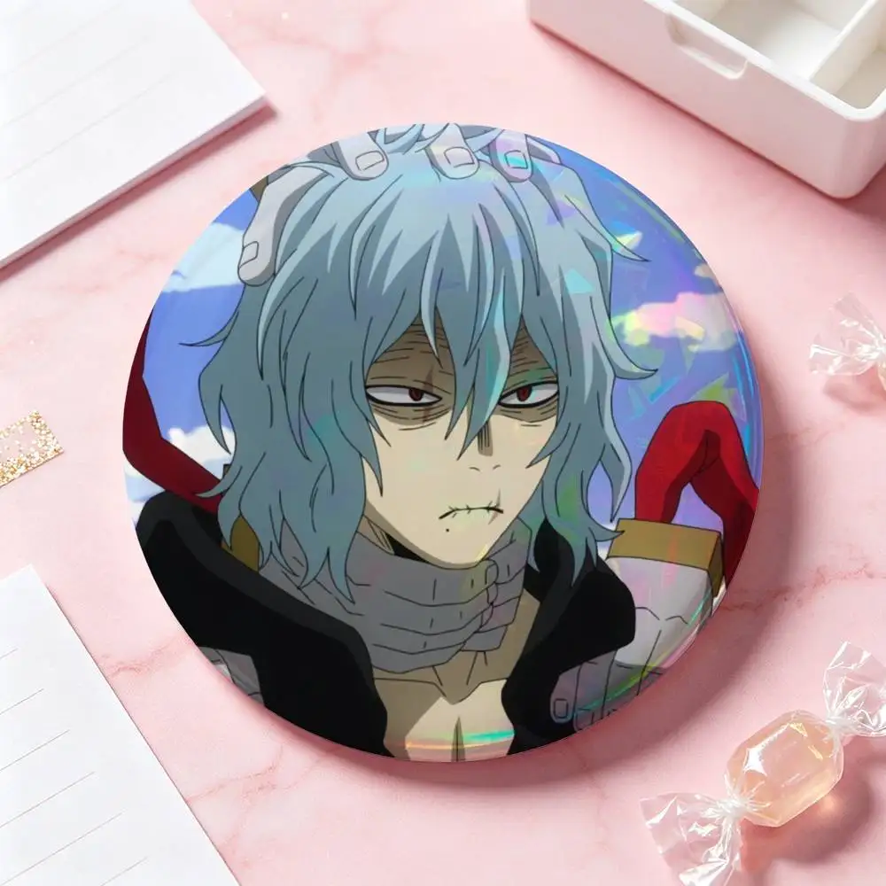 Tomura Shigaraki Anime-Figuren-Abzeichen 25 32 44 58 75 mm Runde Cosplay-Pins Taschendekoration für Fans, Sammler, Freunde, Geschenke, Brosche, Souvenir – Detail 7