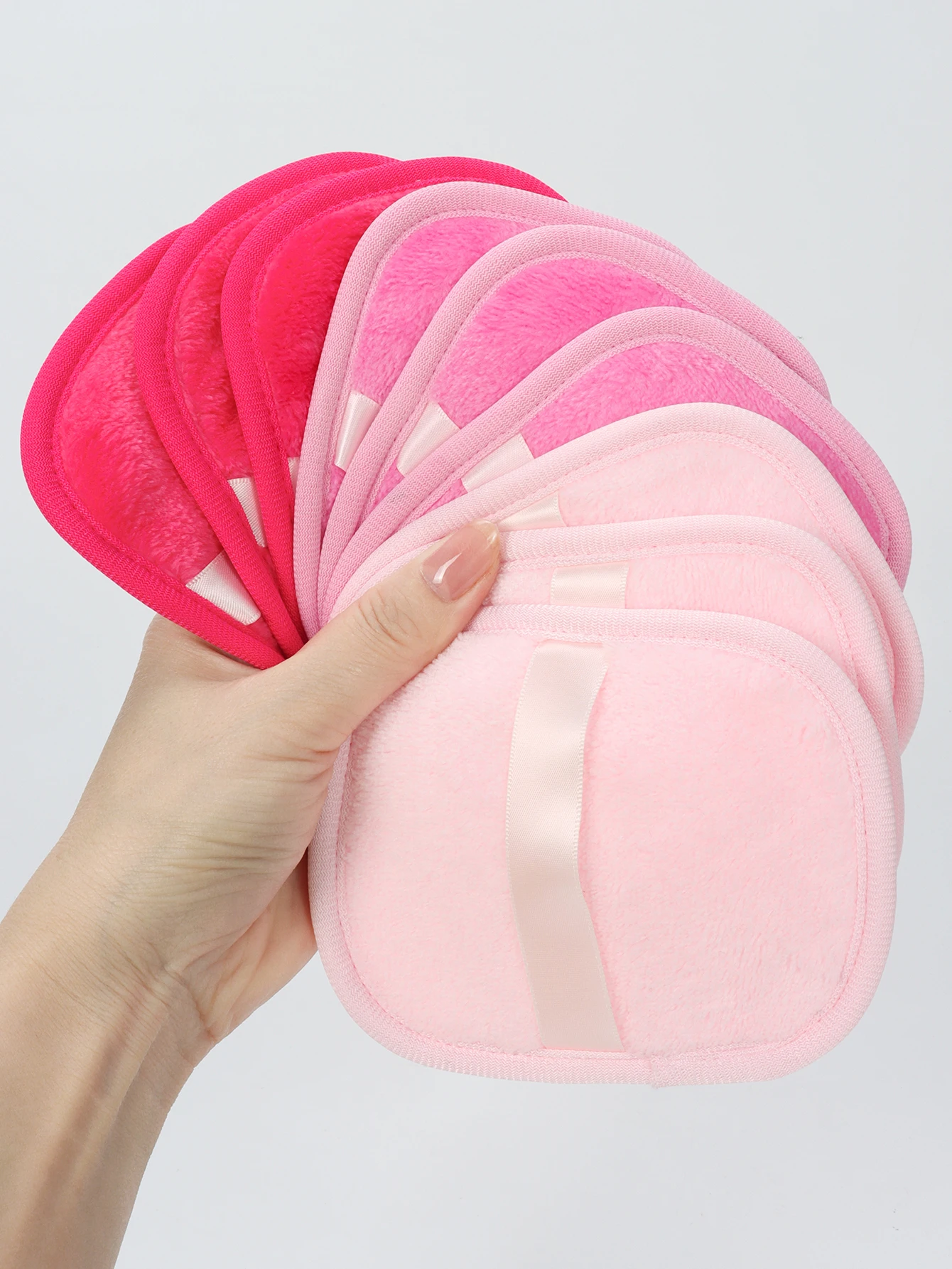 1012 Reversible Makeup Remover Wipes, Machine Washable and Reusable Cleaning Tools, Suitable for All Skin Types