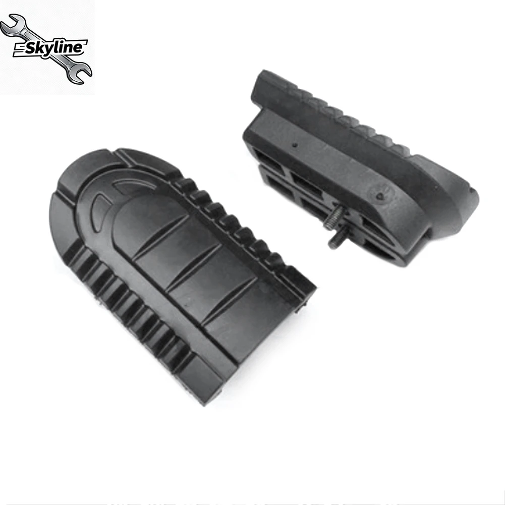 Thickened Rubber Footrest Pedal Spare Parts, Wear Resistant Left Right Footpegs For Multi Model Motorcycles