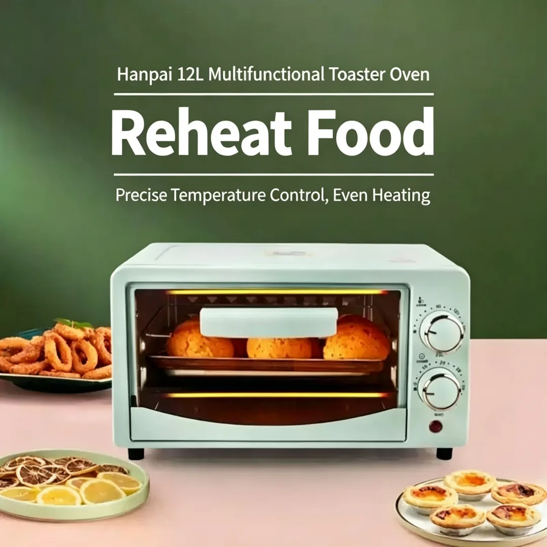 Household Mini Microwave Oven All-in-one  New Compact Small Microwave & Oven Combo Single Person Use For Food Heating Baking