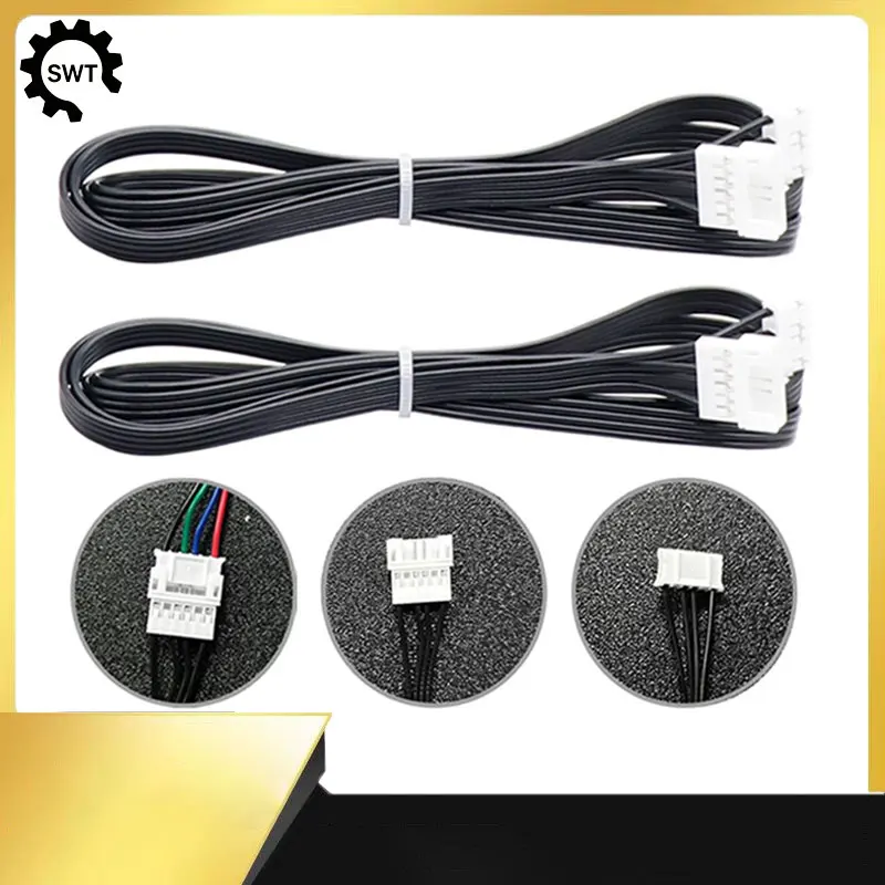 3D printer accessory motor extension cable 1 meter upgrade, close range extruder motor cable male and female docking terminals