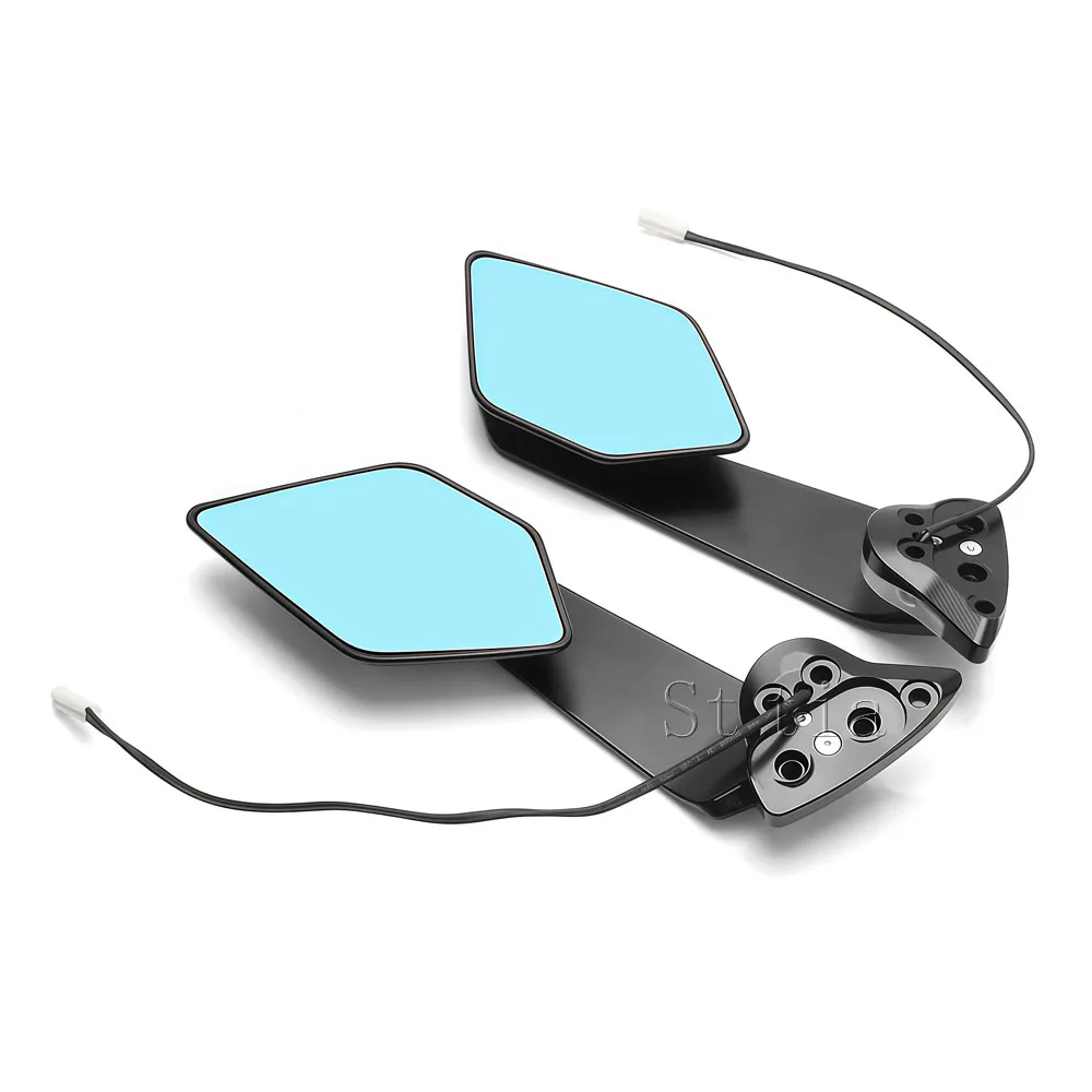 For Yamaha YZF R6 2017-2020 YZF R7 2021-2025 YZF R1 2015-2019 Motorcycle CNC Rearview Mirror Stealth Sport Winglet Mirrors