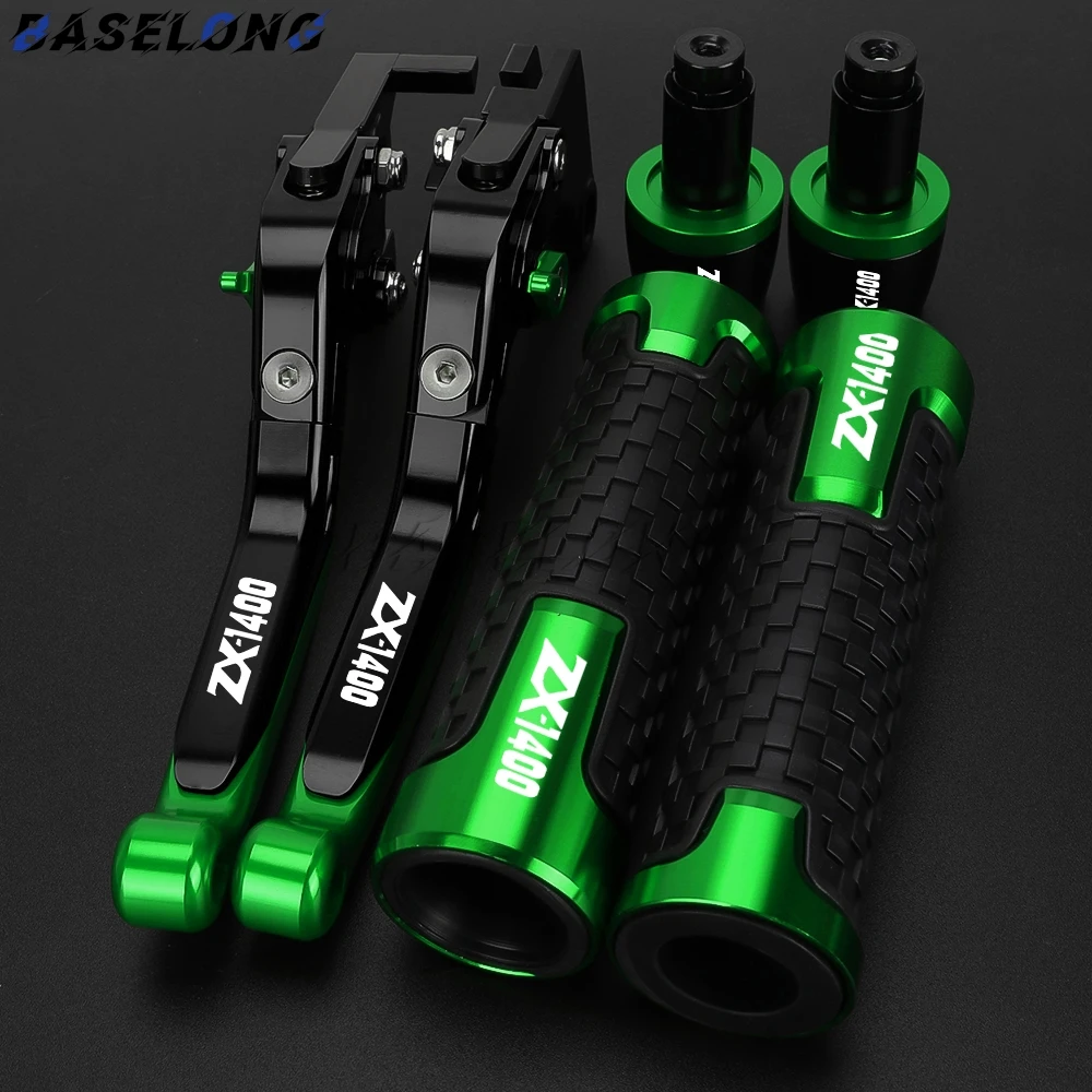 

For Kawasaki ZX1400 ZX 1400 2006 2007 2008 2009 2010-2016 Motorcycle Accessories Clutch Brake Levers Handle Bar End Grips Caps