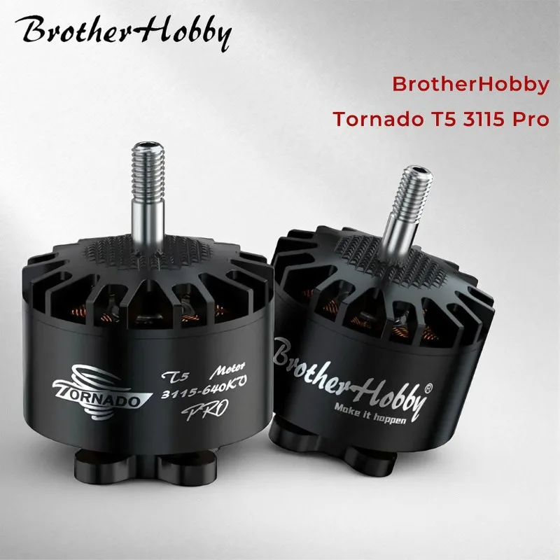 

BrotherHobby Tornado T5 3115 Pro Motor 400KV 480KV 640KV 900KV 970KV 1050KV 1200KV 1520KV