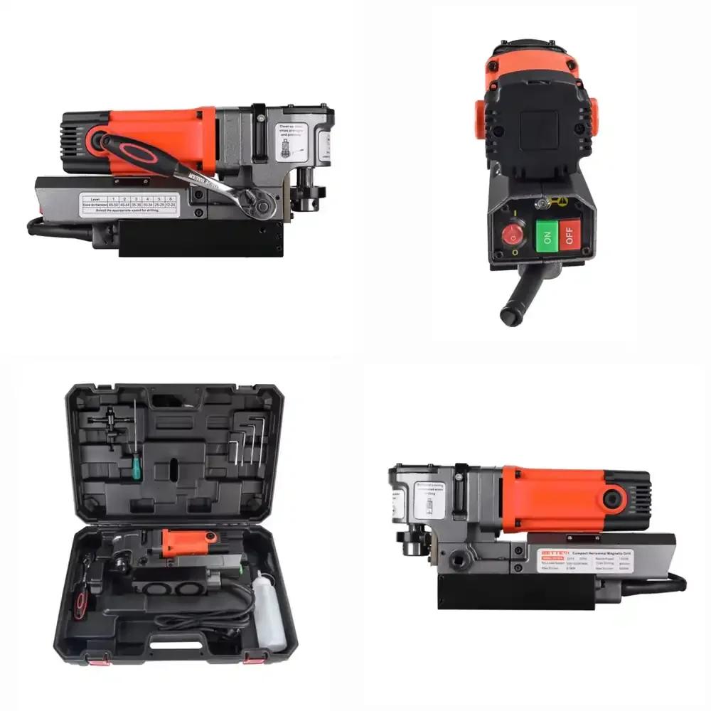 1300W DMD-W50 Horizontale Magnetkernbohrmaschine Ringfräser Metall Elektrische Magnetbohrmaschine