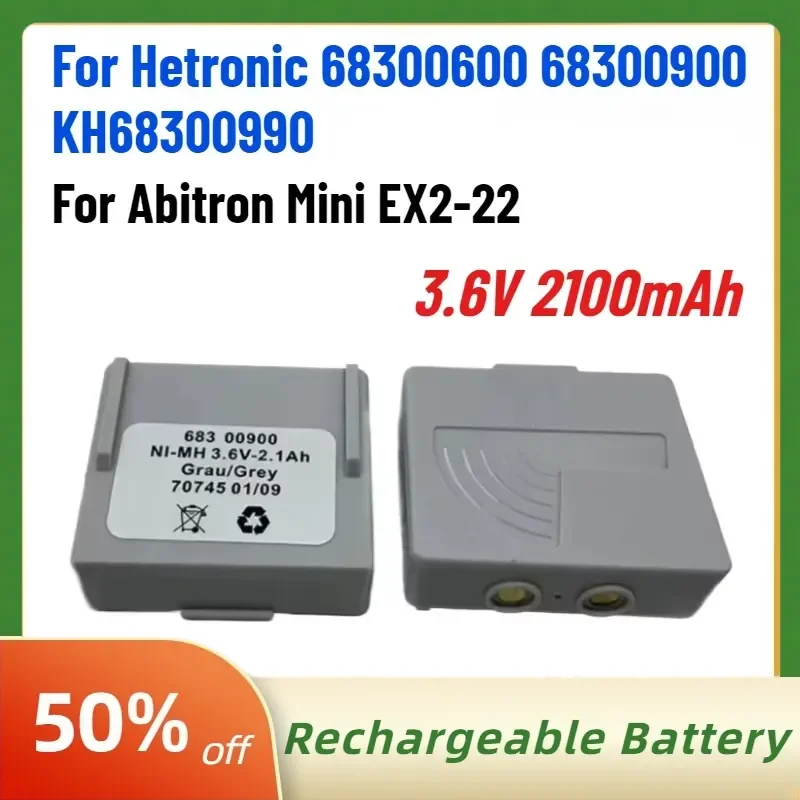 3.6V 2100mAh Battery for Abitron Mini EX2-22 For Komatsu remote control transmitters For Hetronic 68300600 68300900
