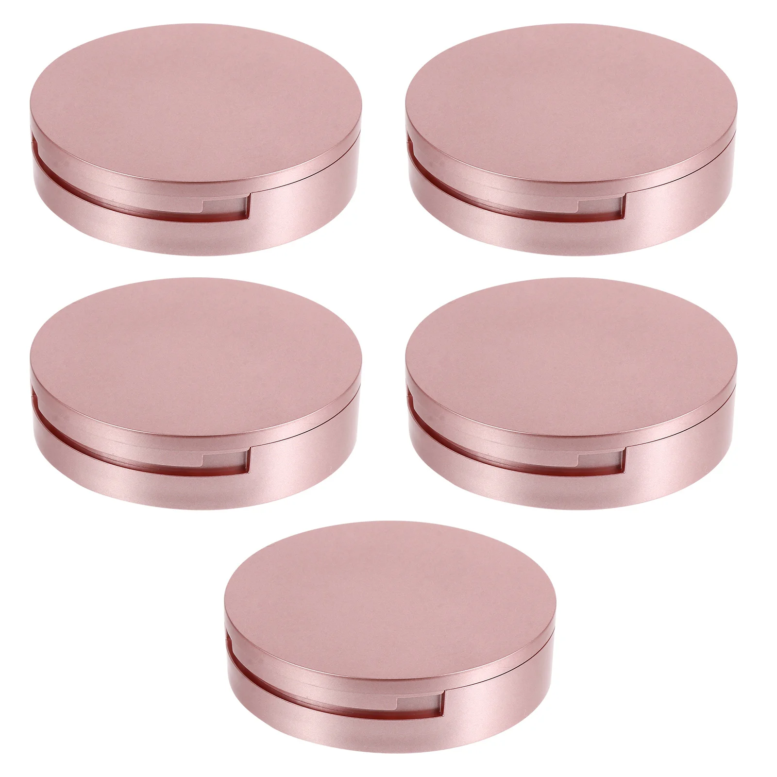 

5Pcs Eyelash Storage Cases Double Layer Plastic Lash Holder Round Organizer Box Travel Gift for Family Eyelash Case