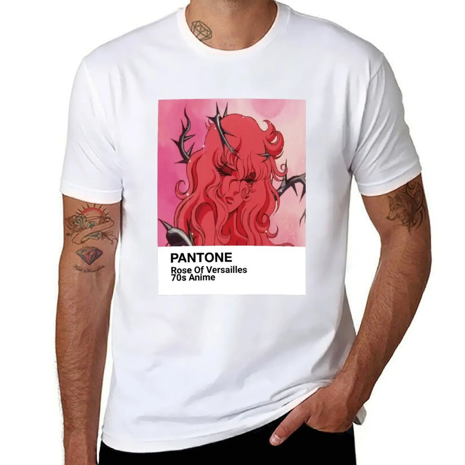 t plain diseñador Versalles hombre t Pantone camisas camisa Rosa camiseta de