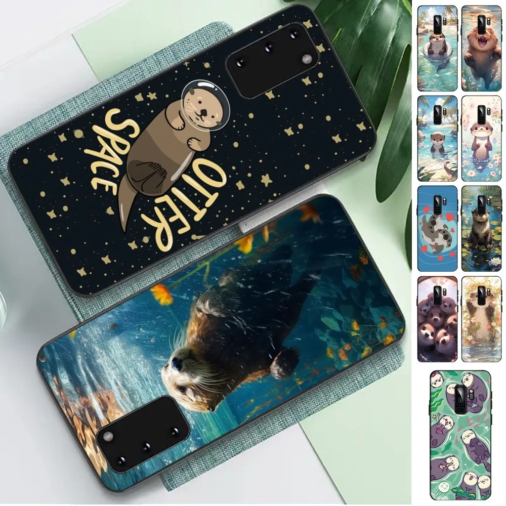 Cute Otter Lutra lutra Phone Case For Samsung S 9 10 20 21 22 23 30 23plus lite Ultra FE S10lite Fundas