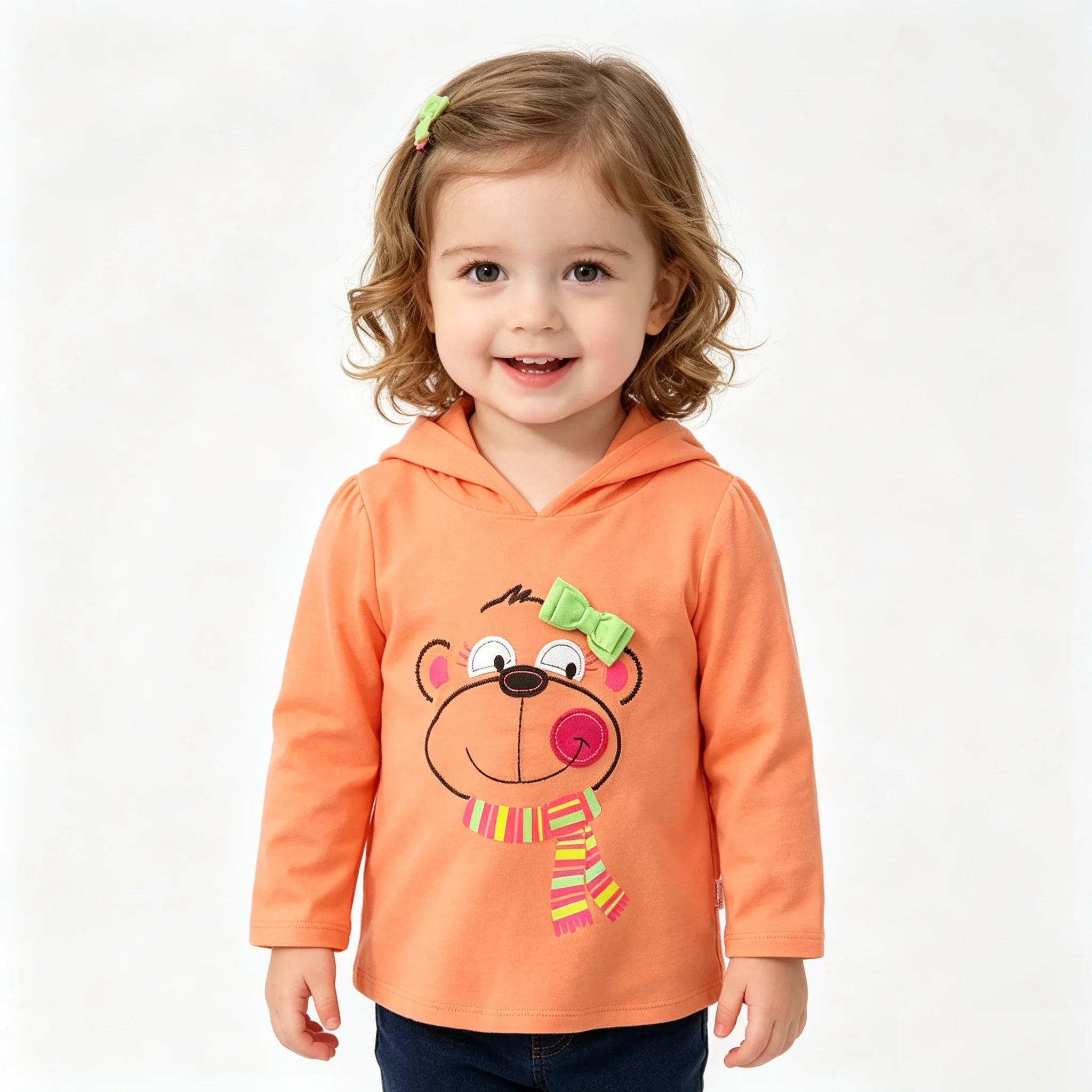 Cute Girls T-Shirts Cotton Long Blouse Baby Girl's Tee Shirt Jumpers Toddler Sweatshirt Shirts 1 2 3 4 5 6 Years Outfit Tops