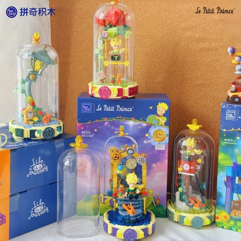 

Pantasy The Little Prince Eternal Series Building Blocks Set Eternal Roses Assembly Model Romantic Bouquet Ornament Toy Gifts