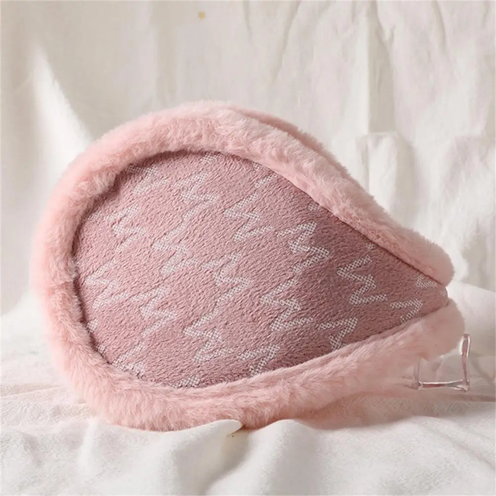 Ear Flap Plush Ear Muff Reflective Strip Thick plus warm Behind The Head autumn winter Ear Warmer Muffs Unisex Foldable Earmuffs