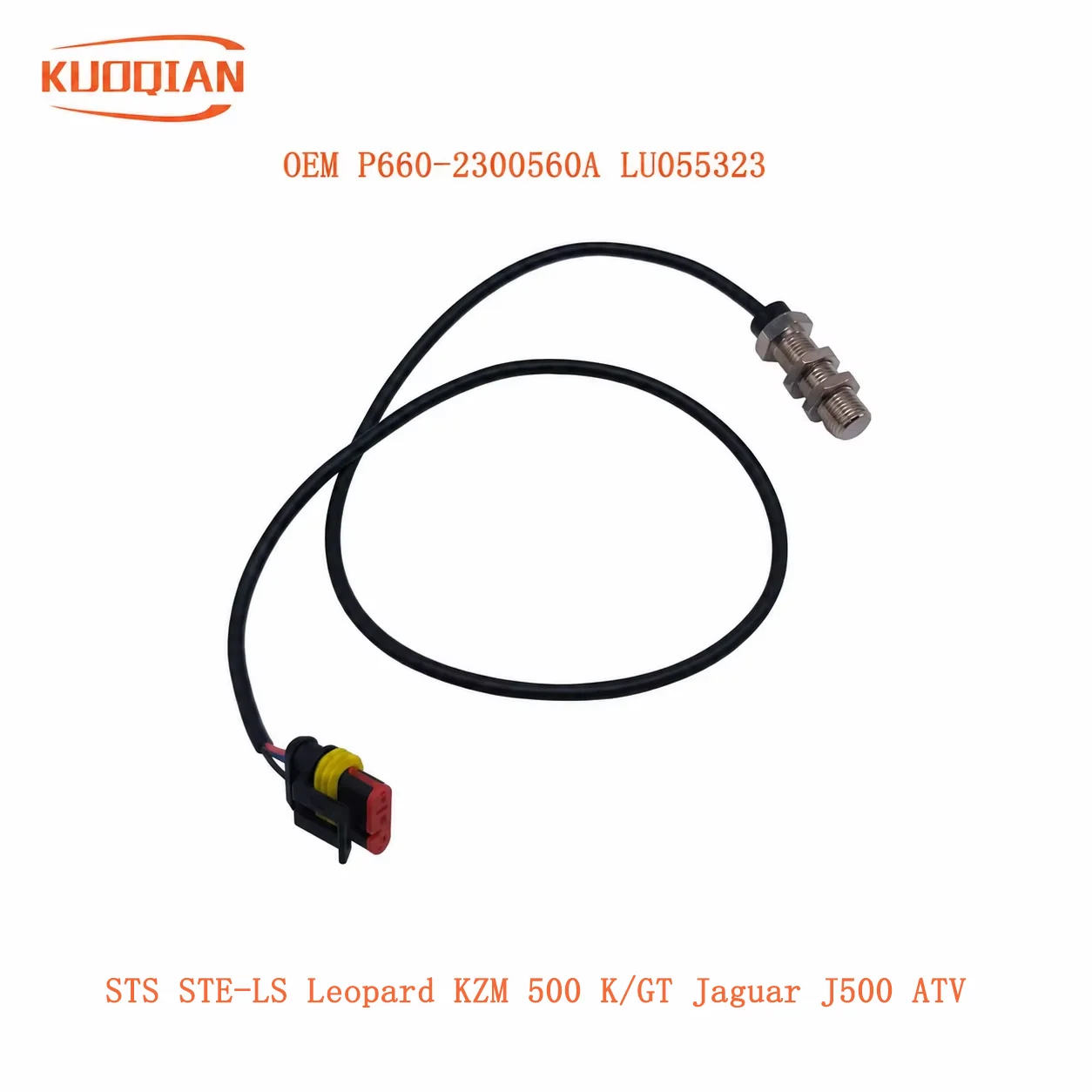 Crankshaft Speed Sensor RPM Sensor Assy P660-2300560A LU055323 for STS STE-LS Leopard KZM 500 K/GT Jaguar J500 ATV