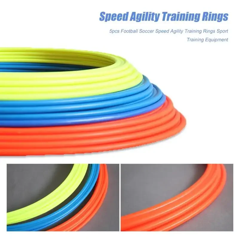 10 teile/satz Agility Trainings ringe tragbare Fußball Fußball Speed Agility Trainings ringe Sport Futbol Trainings geräte