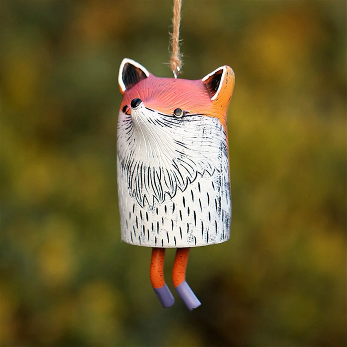 L74A Vintage windgong - Boho-stijl, geschikt voor buiten, tuin, terrasdecoratie. Schattige dieren Groundhog windgong,D