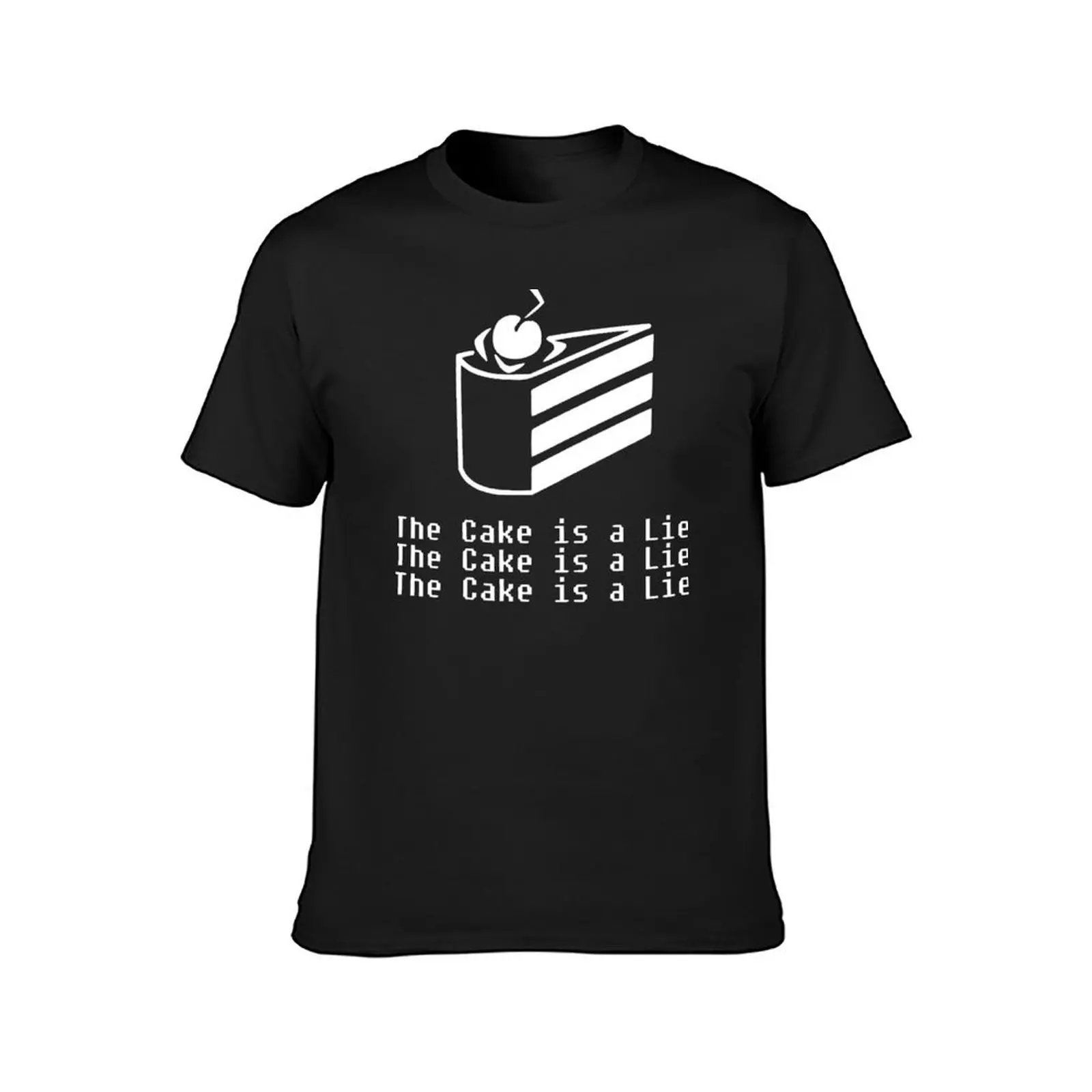 The Cake Is a Lie T-Shirt customs design your own Aesthetic clothing graphics aesthetic clothes plain white t shirts men