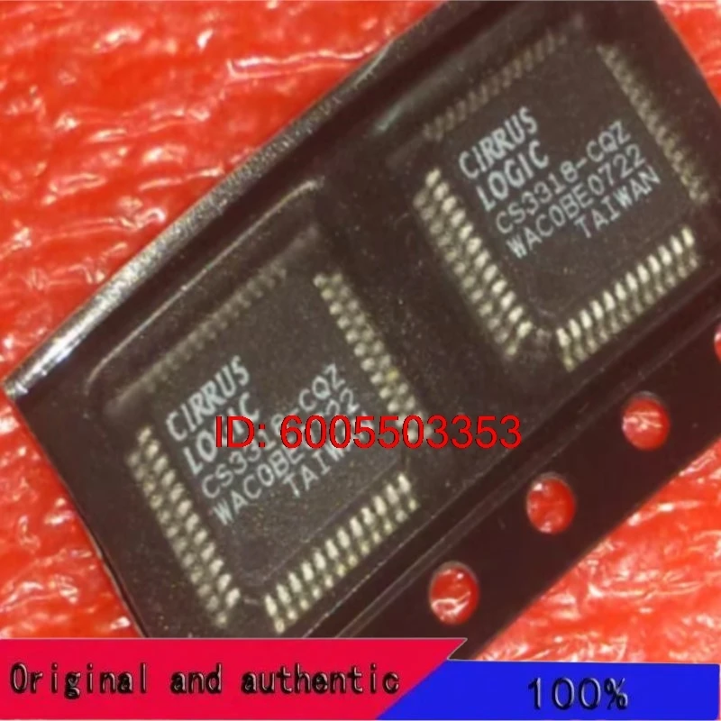 10PCS New Original CS3318-CQZ LQFP-48 Audio Amplifier Volume Control Audio System Chip