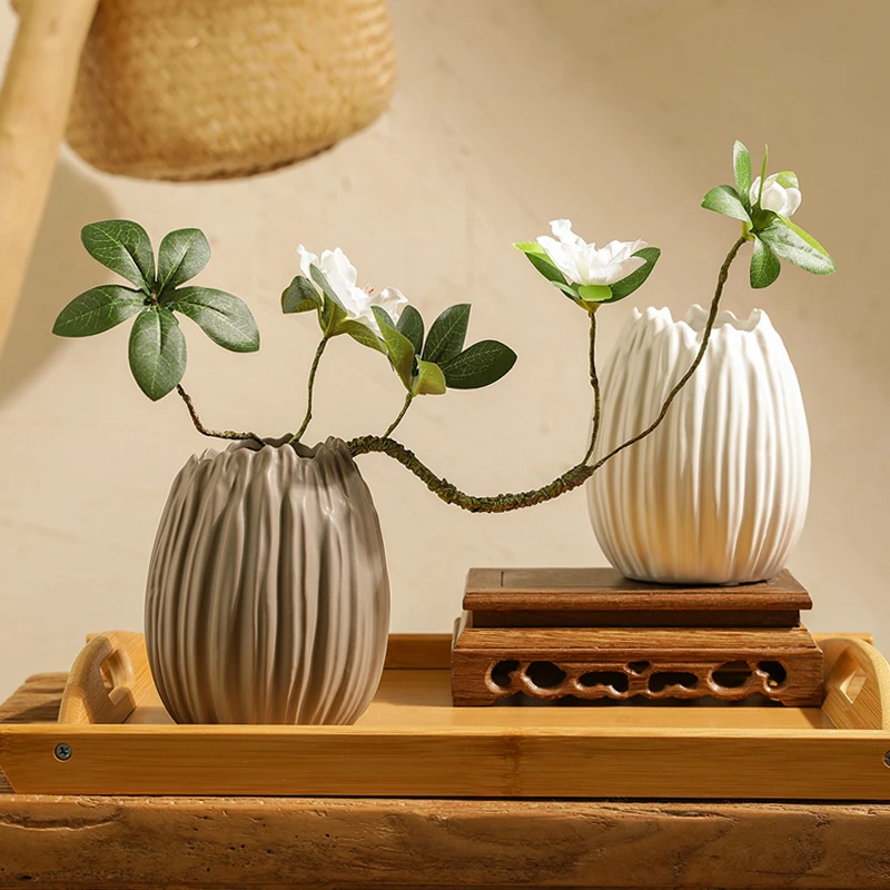 

Decoration Kitchen Decorations Home Furniture Decor Elegant Ceramic Decorative Vases Pot De Fleur Ornaments Ceramics Pottery