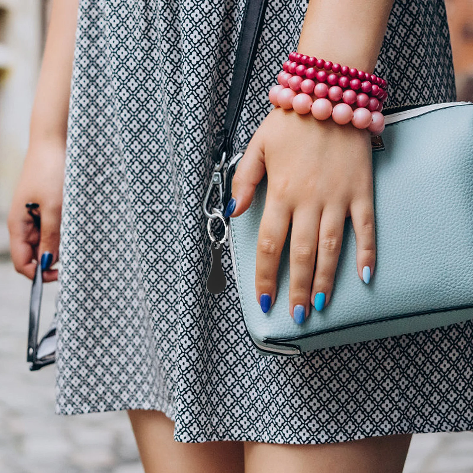 4 Pcs Practical Key Rings Token Coin Chip Cart Shopping Keyring Keys Decor Go Carts