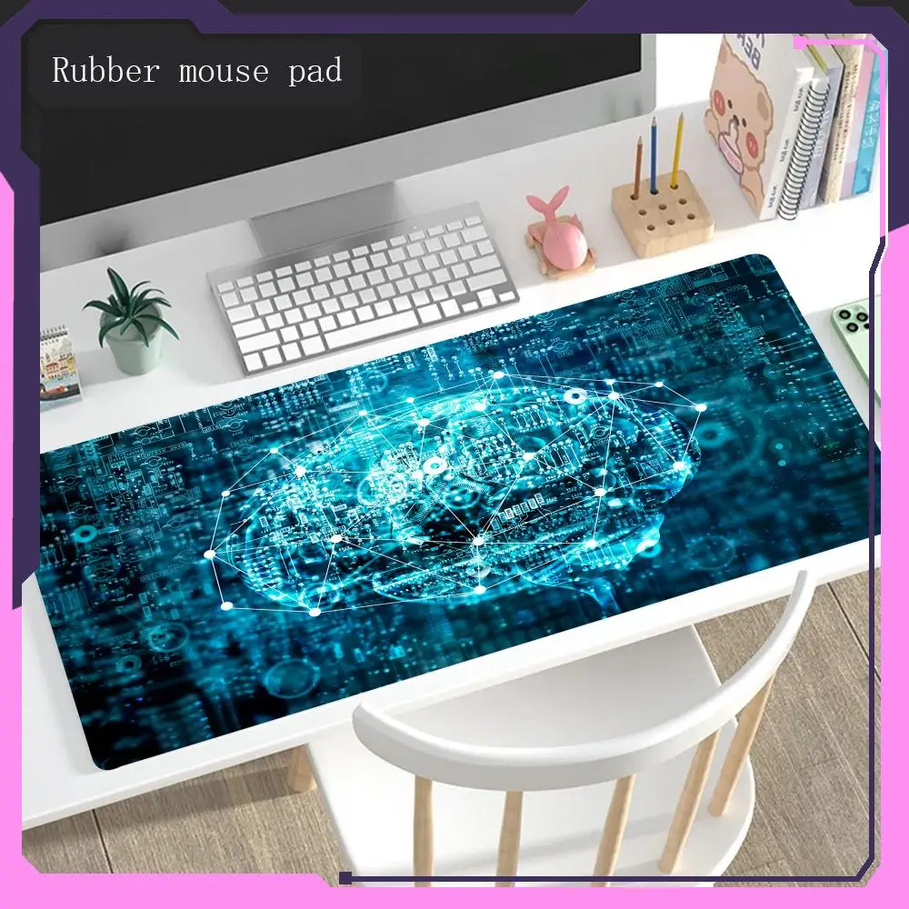 

Hot selling Mouse Pad AI Intelligence protective pad waterproof rubber mouse pad desktop keyboard desk pad mouse pad computerpad