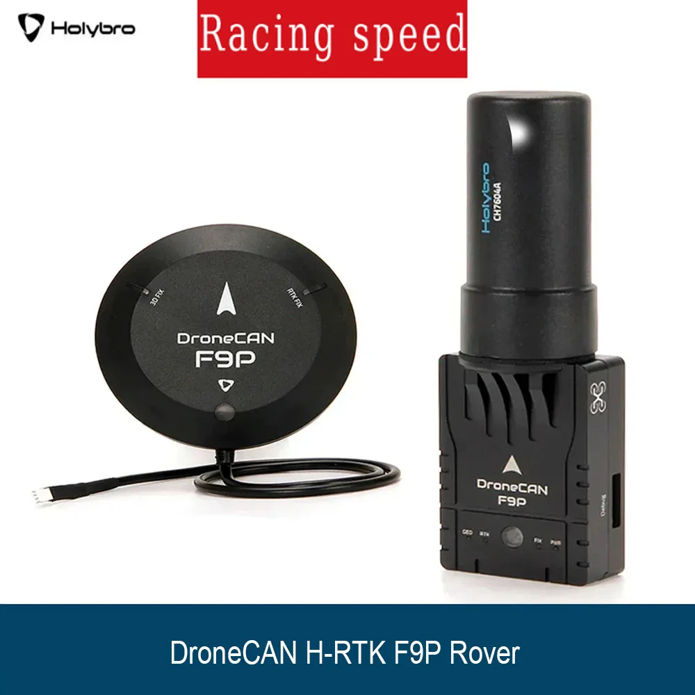 

Holybro DroneCAN H-RTK F9P GNSS System Rover/Helical Antenna High Precision 8Hz Compatible with Pixhawk FC