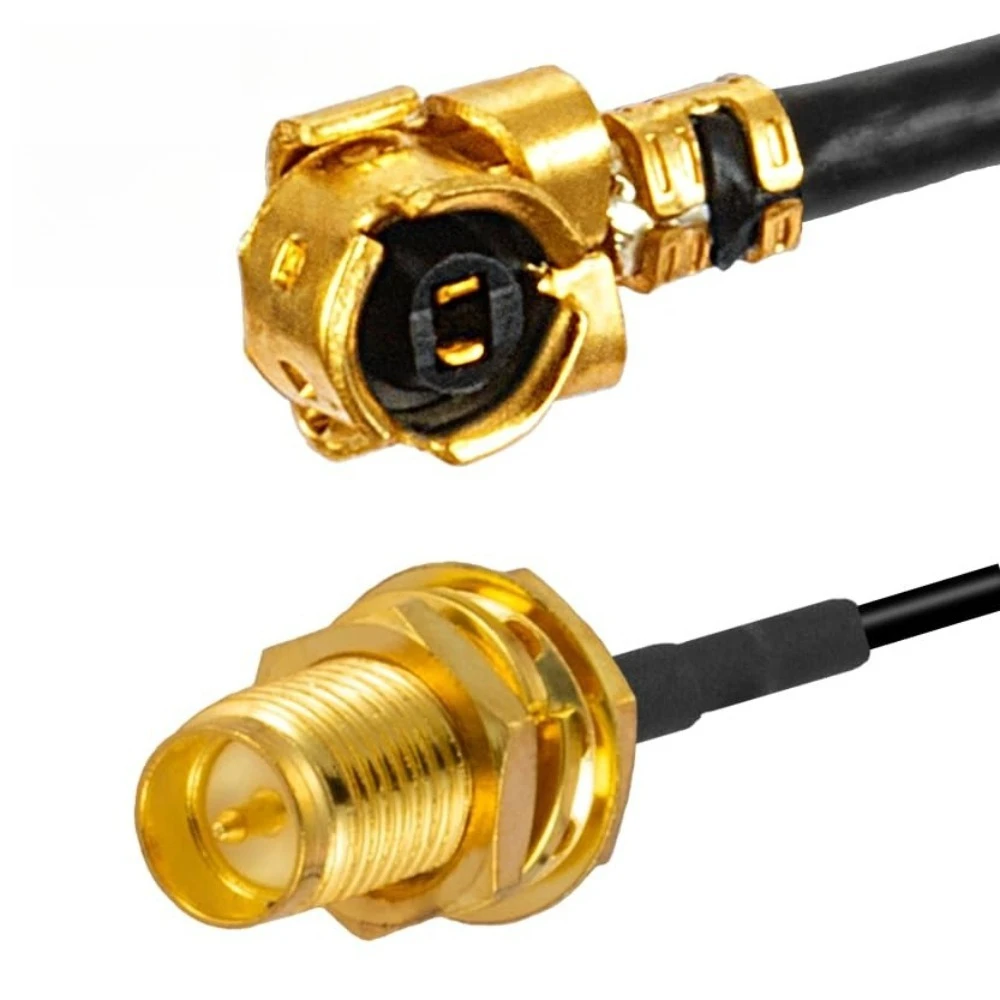5PCS 2dBi Foldable Omni Rubber Antenna with IPEX U.FL Pigtail Cable for Mobile WiFi Hotspot Router Signal Transmission
